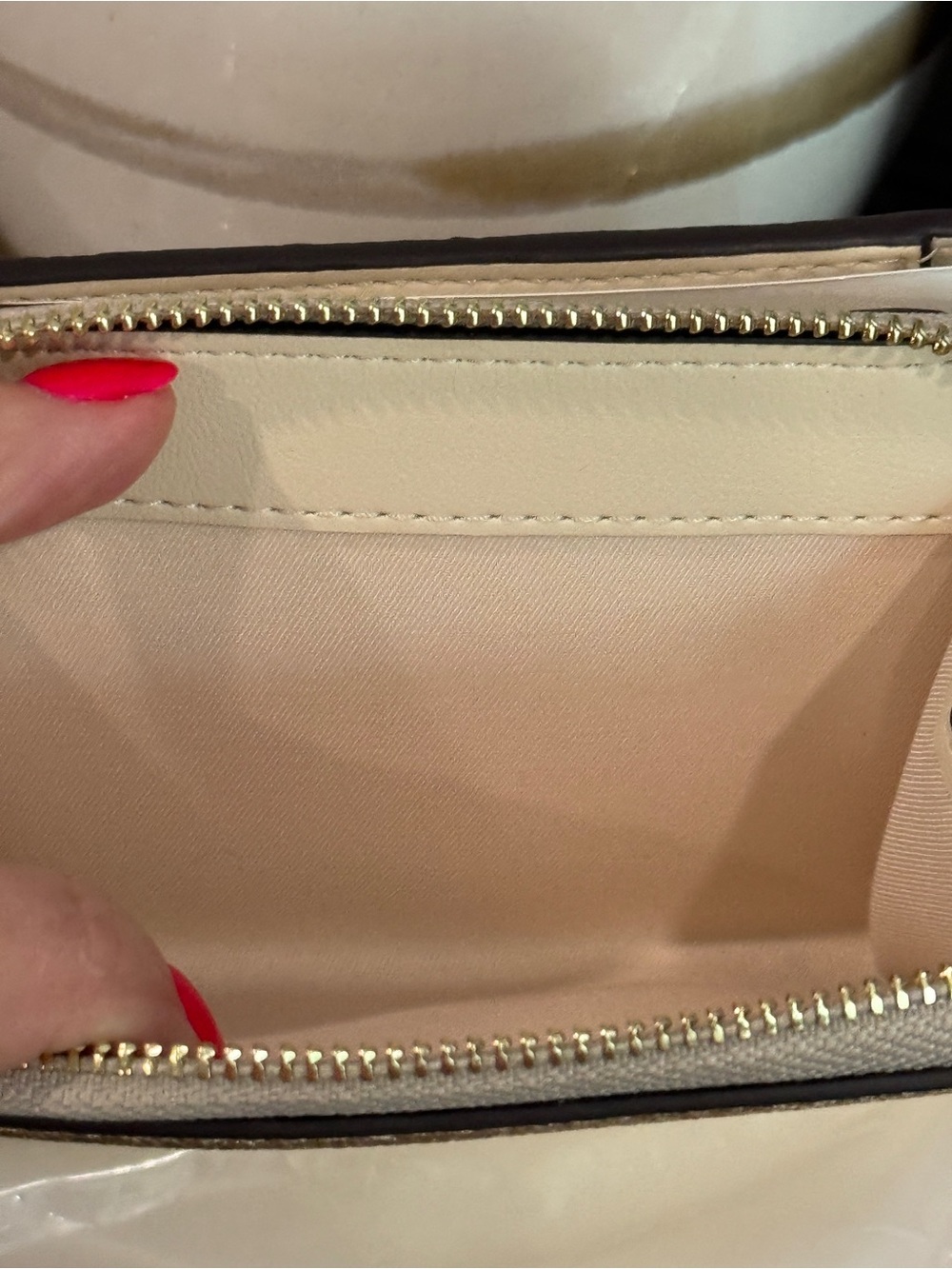 Tory Burch Emerson Gold Metallic Charms Mini Wallet 177012 retail $245 NWT - Picture 6 of 10